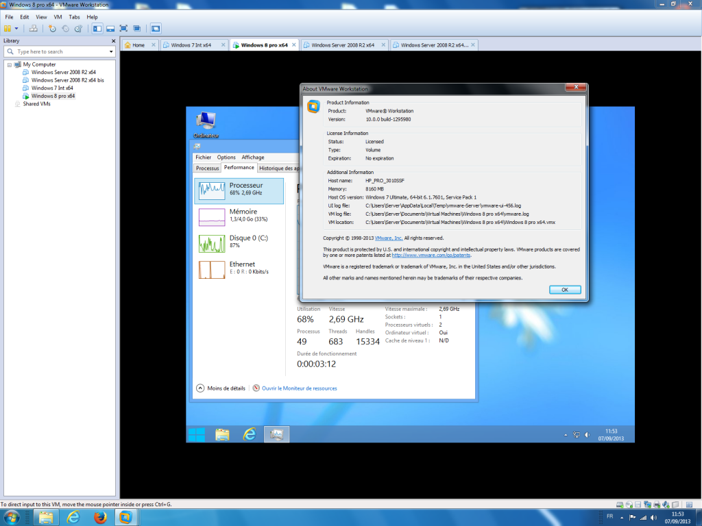 vmware workstation 32 bit windows 10