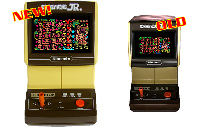 Jeux Elect.] Mises à jour de Donkey Kong Jr – Nintendo Tabletop + Coleco  Tabletop - Emu-France